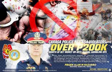 mb bislig city hub|454 persons held for illegal gambling in Caraga .